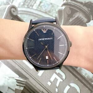 Emporio Armani AR11190 Renato Men's Watch With Blue Dial